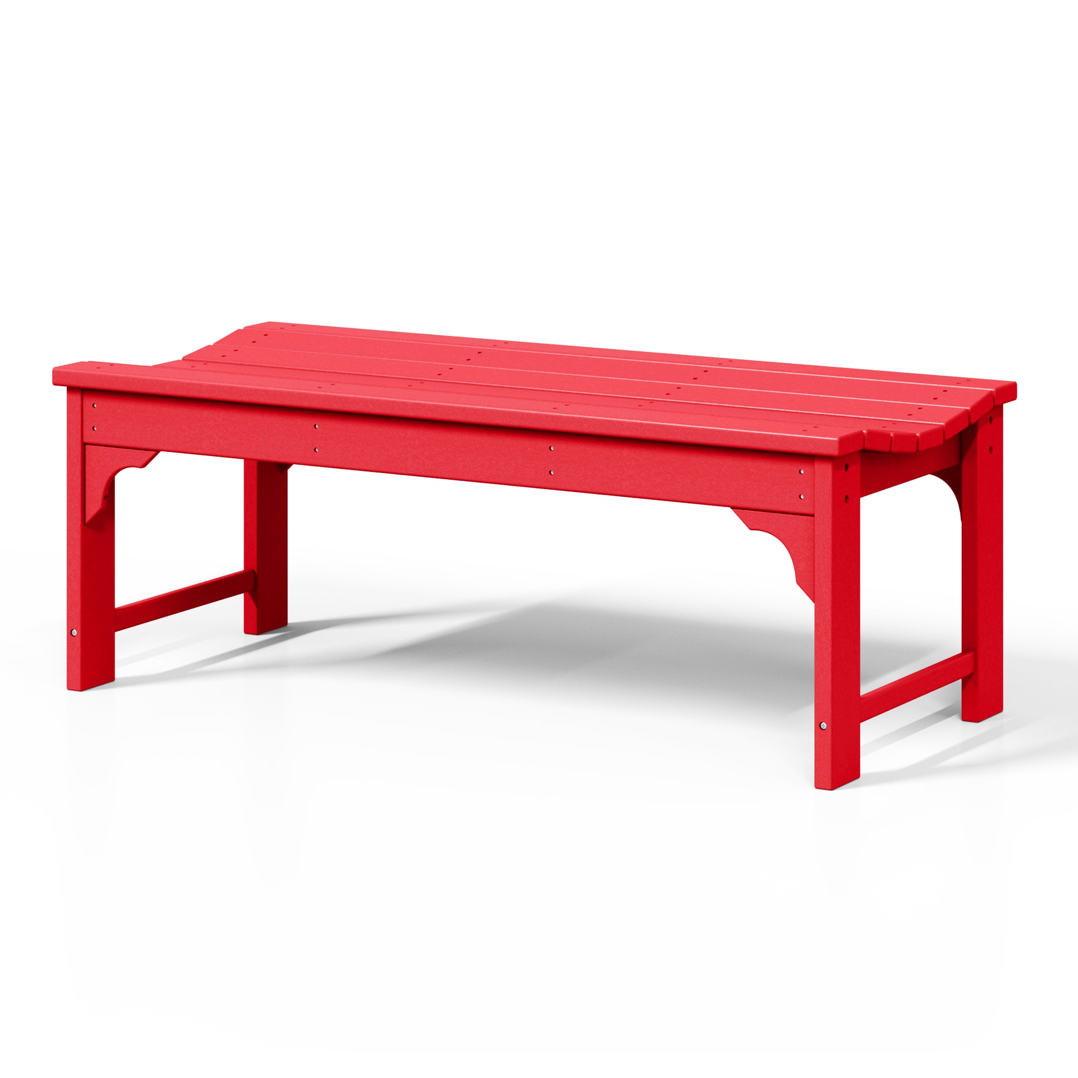 Concord All-Weather Outdoor Garden Backless Bench (46" Wide)
