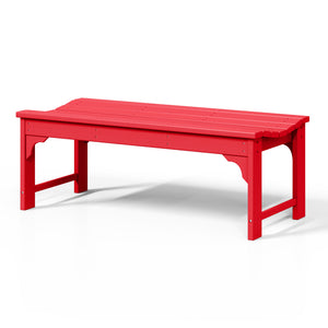 Concord All-Weather Outdoor Garden Backless Bench (46" Wide)
