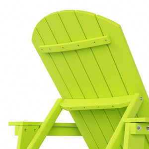Westport Classic All-Weather Outdoor Adirondack Reclining Sun Lounger With Arms Rests