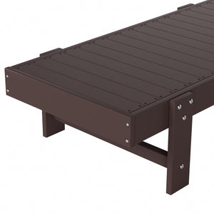 Westport Classic All-Weather Outdoor Adirondack Reclining Sun Lounger