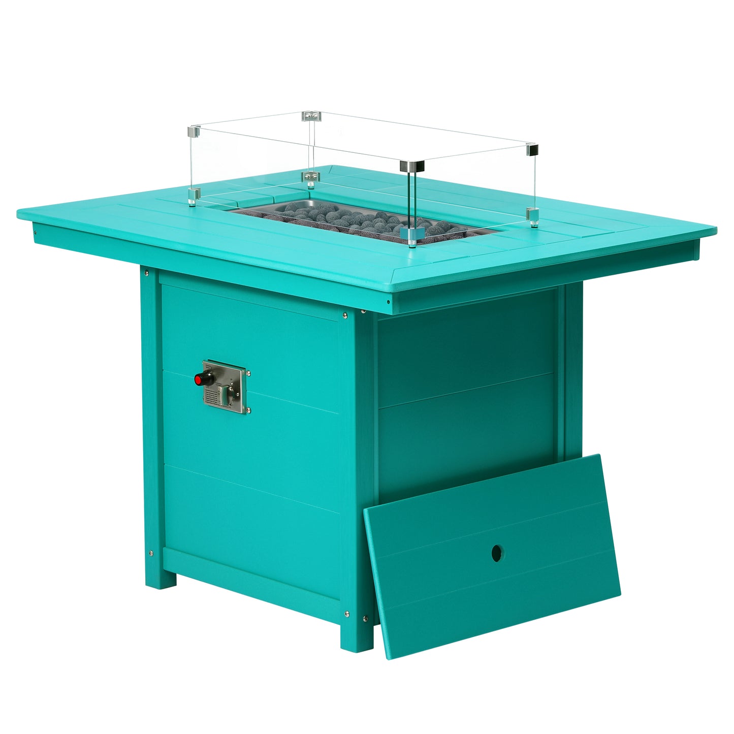 Sedona Rectangular 34" X 46" Dining Fire Pit Table