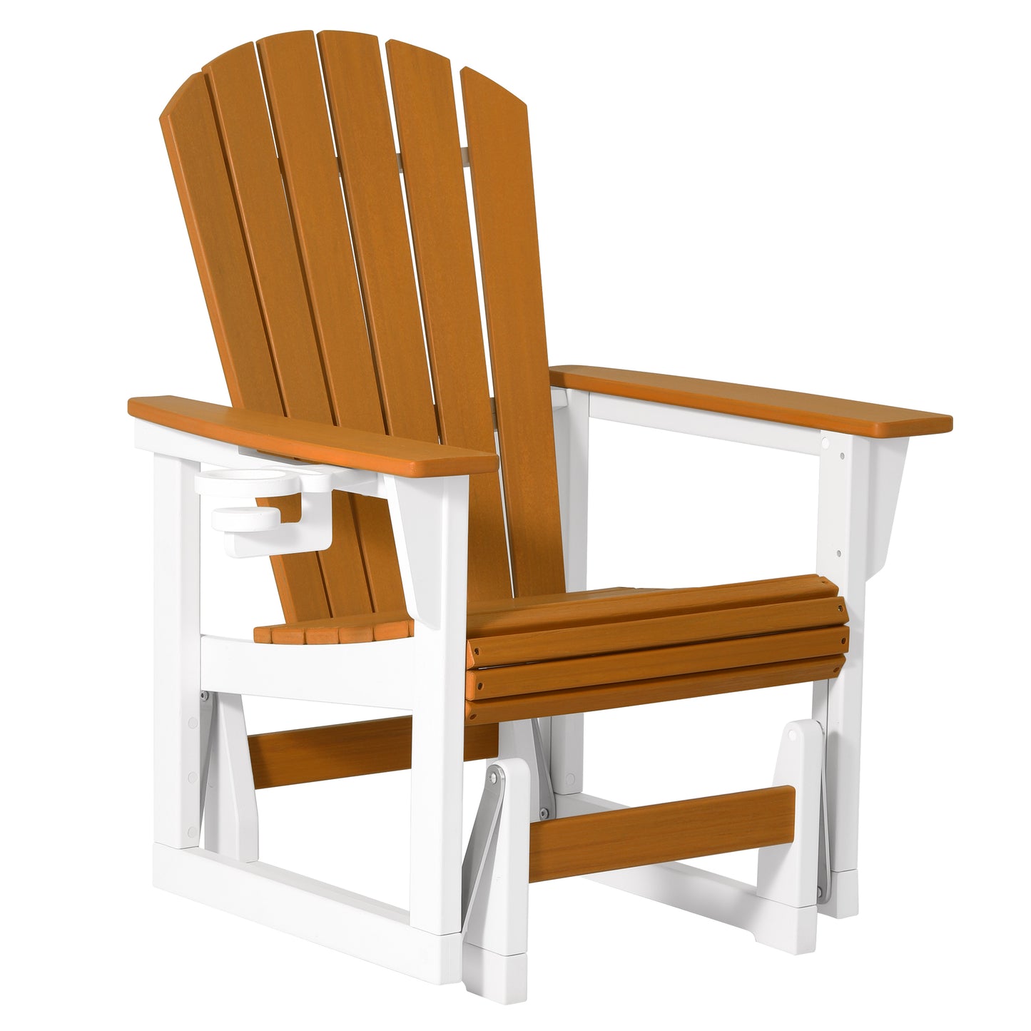 Heritage Ridge Adirondack Glider With Cup Holder