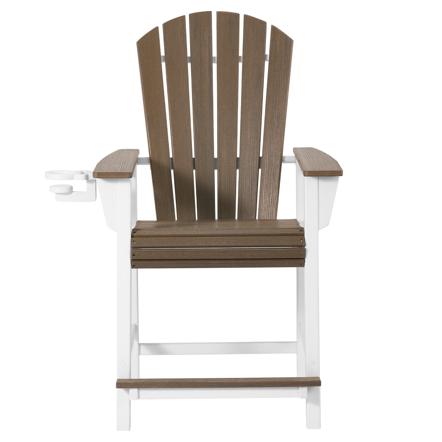 Heritage Ridge Adirondack Counter Height Chair With Cup Holder