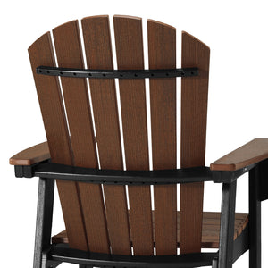 Heritage Ridge Adirondack Swivel Counter Chair With Cup Holder