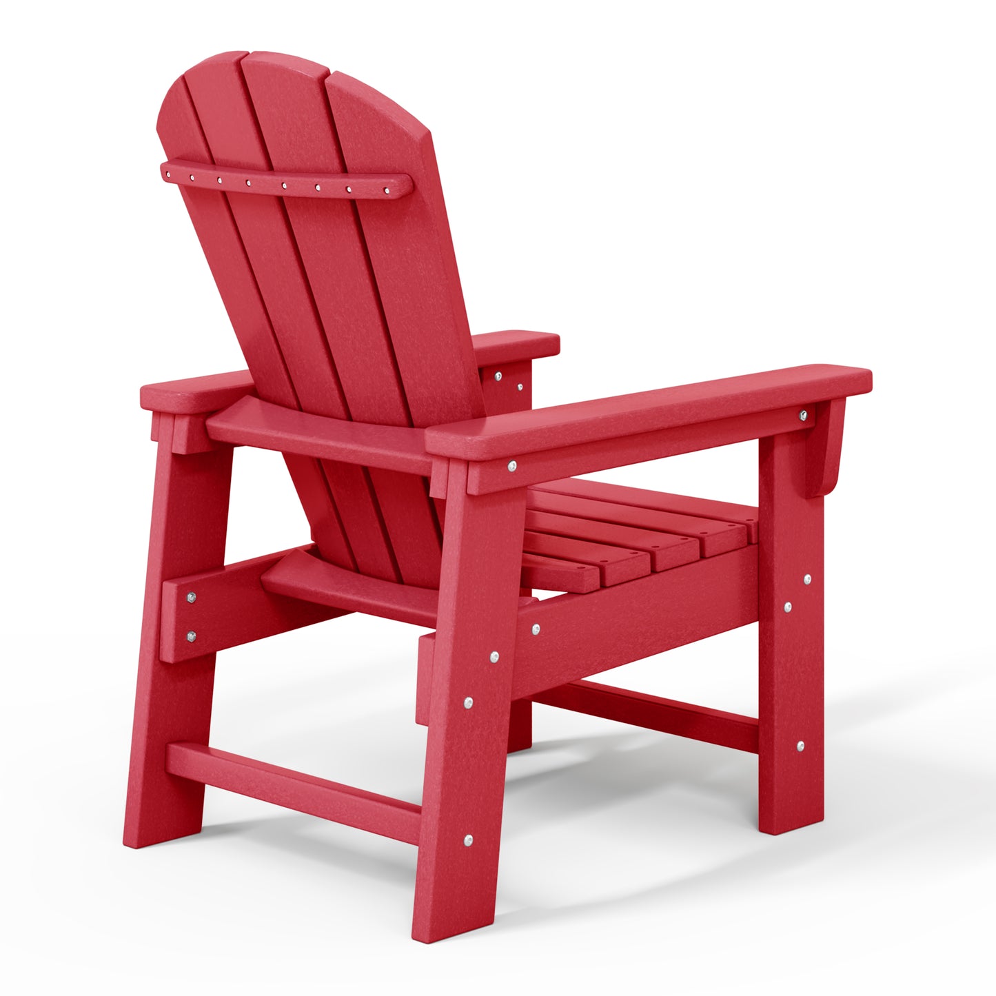 Tiny Terraces Kids' All-Weather Outdoor Poly Adirondack Chair