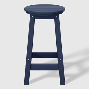 Stockholm All-Weather Outdoor Round Counter Stool (24" Height)