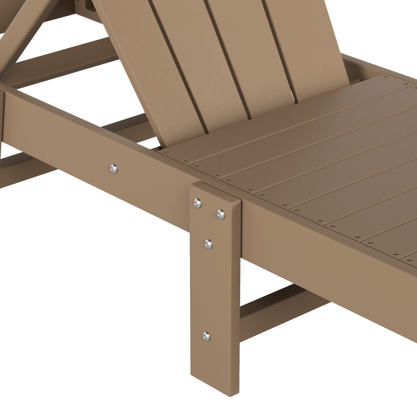 Chatham All-Weather Outdoor Adirondack Reclining Sun Lounger With Wheels