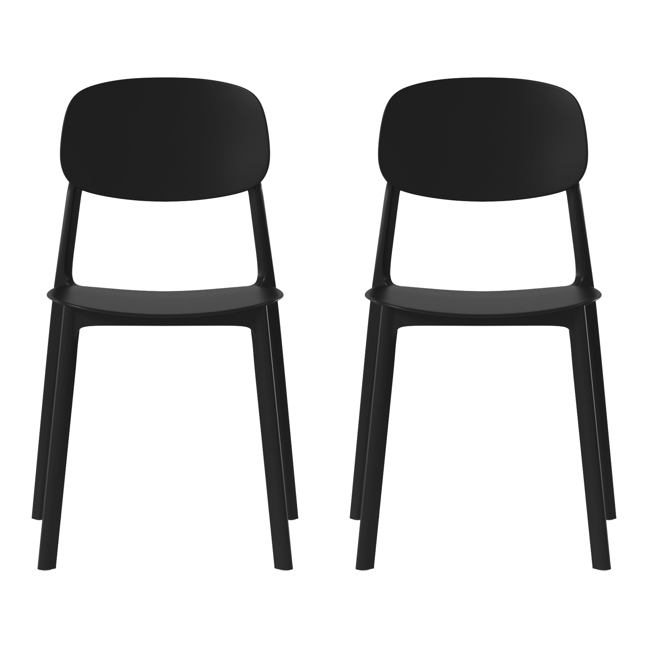 Polyform Stacking Dining Side Chair (Set of 2)