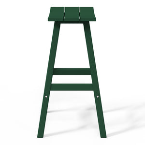 Stockholm All-Weather Outdoor Saddle Bar Stool (29" Height)