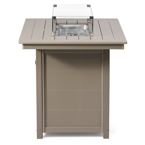 Sedona Rectangular 34" X 46" Counter Fire Pit Table