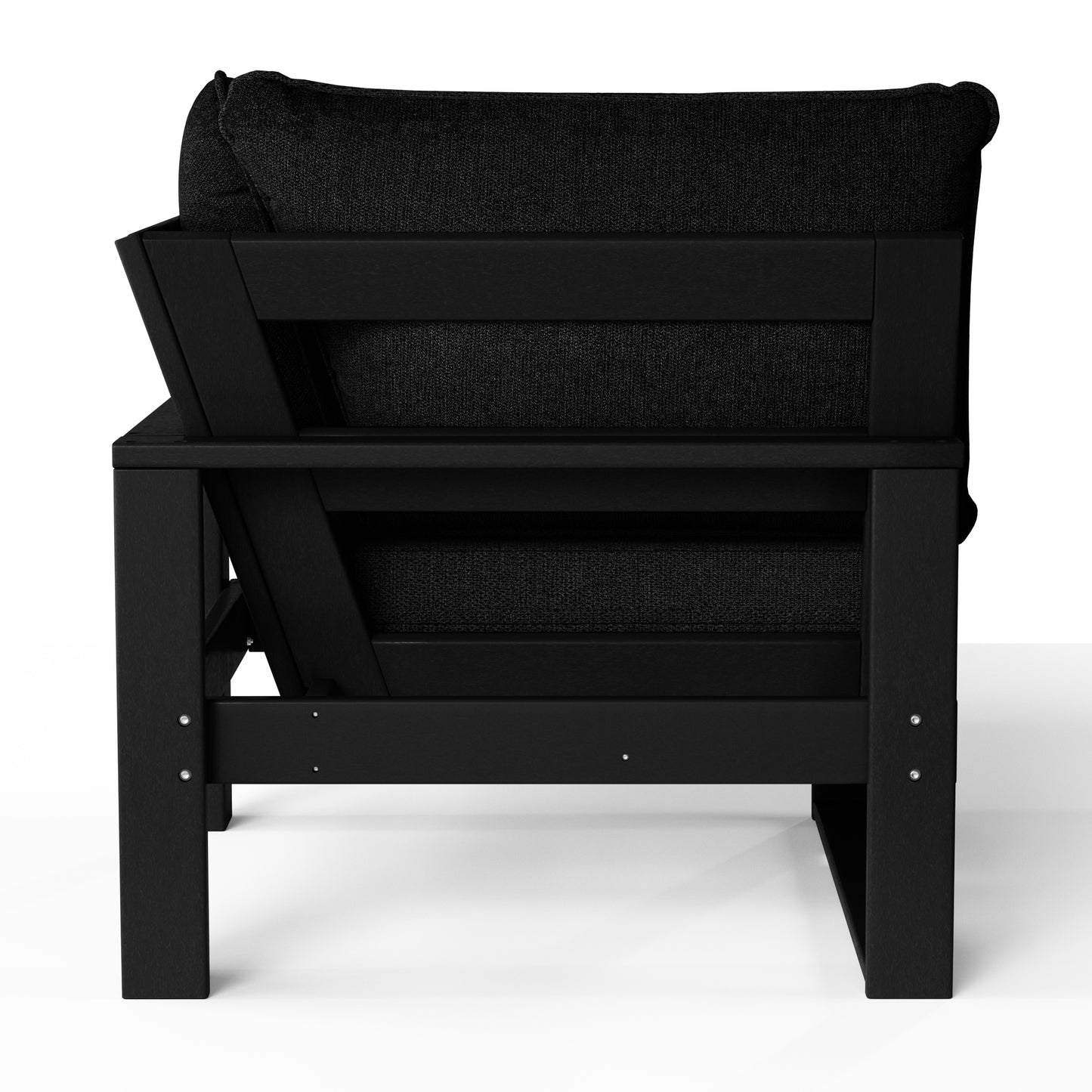 Signature All-Weather Outdoor Modular Patio Deep Seating Corner Chair (Corner Sectional Seat)