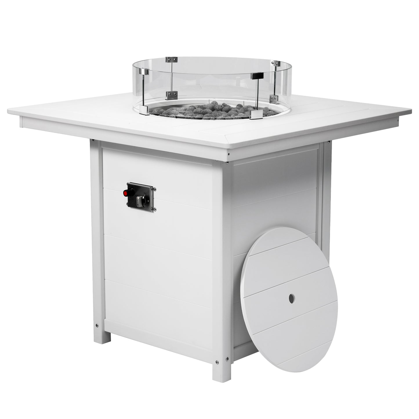Sedona Square 42" Counter Fire Pit Table