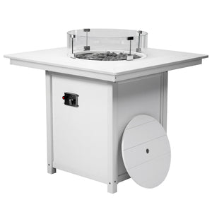 Sedona Square 42" Counter Fire Pit Table