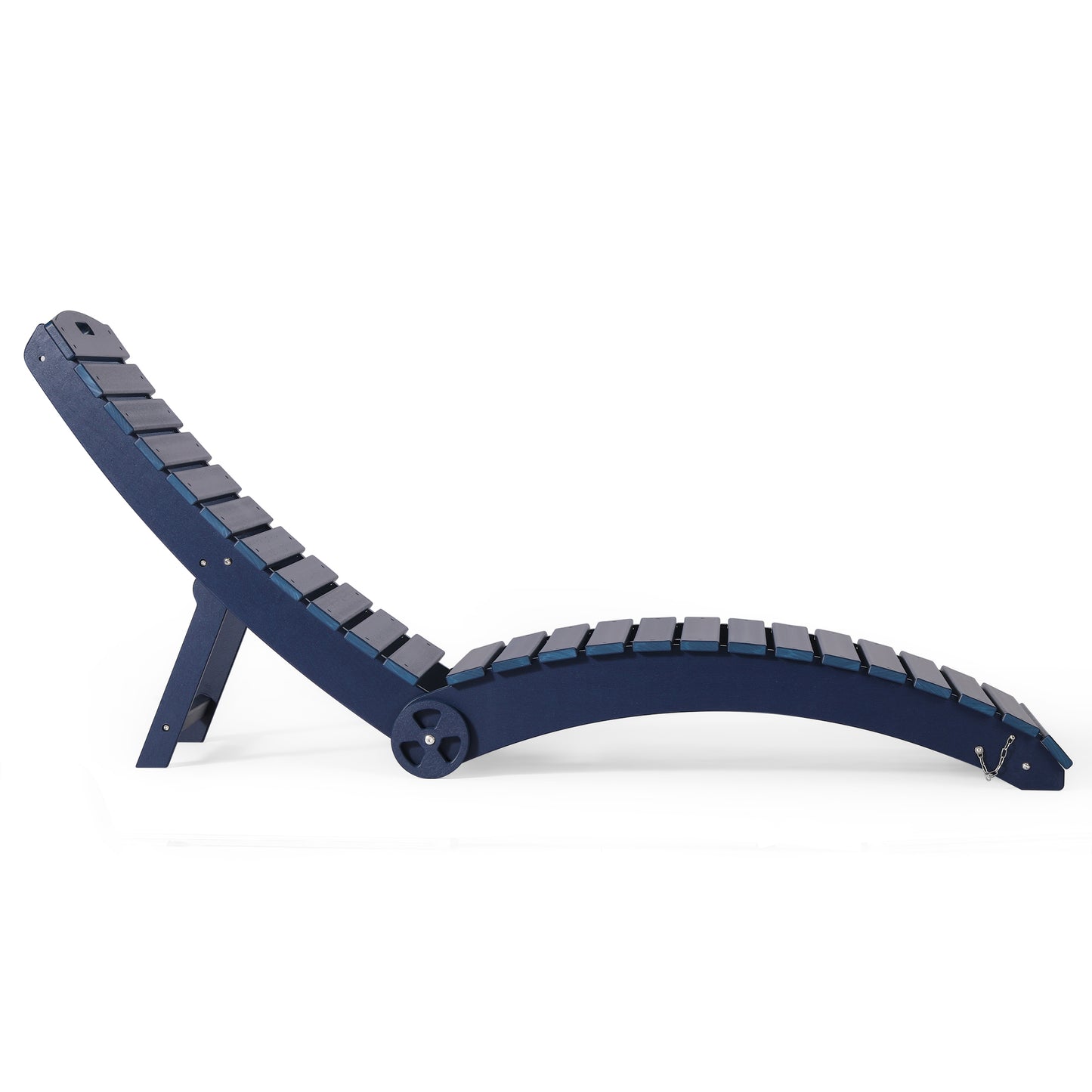 Key West Folding Pool Lounge Chair with Wheels