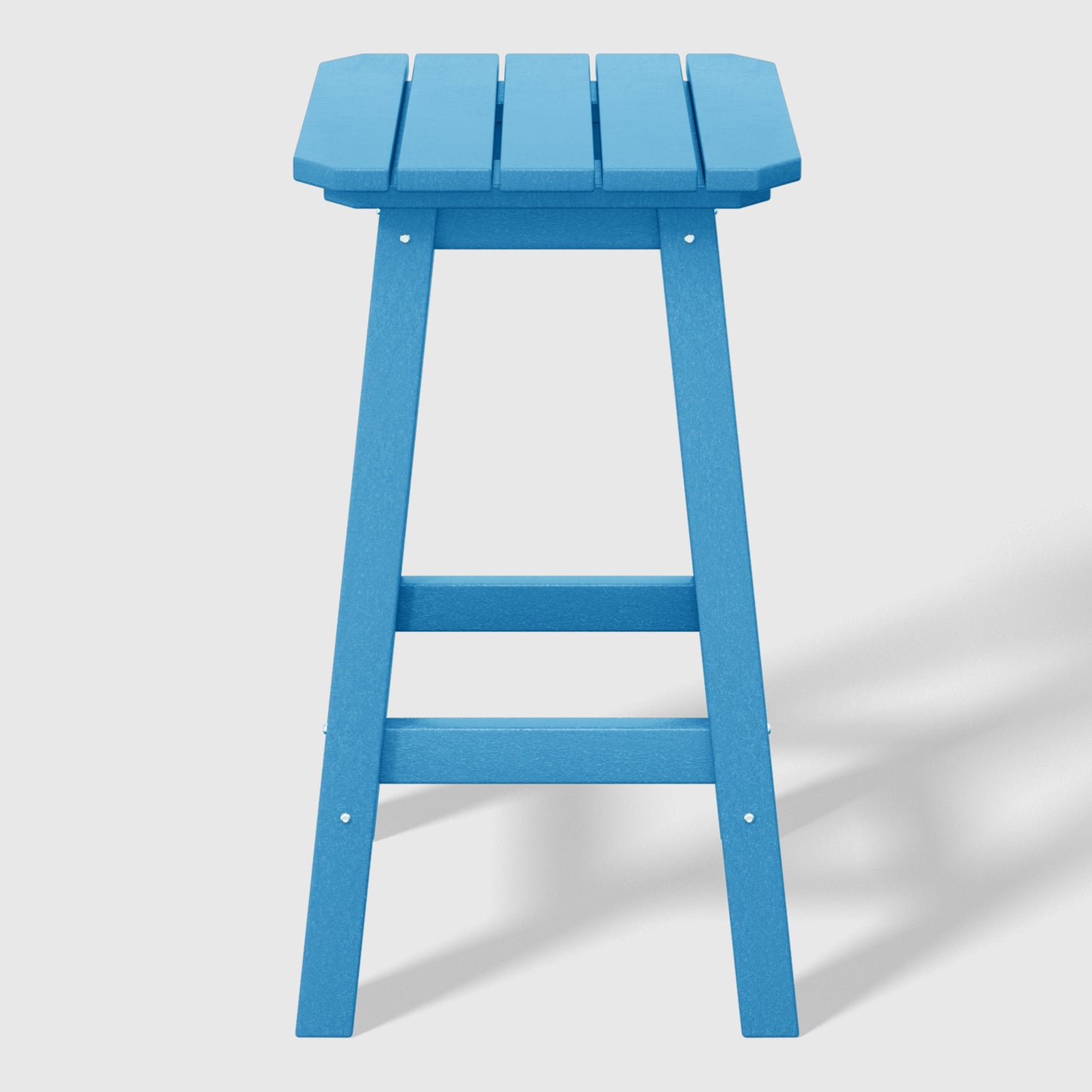 Stockholm  All-Weather Outdoor Square Counter Stool (24" Seat Height)