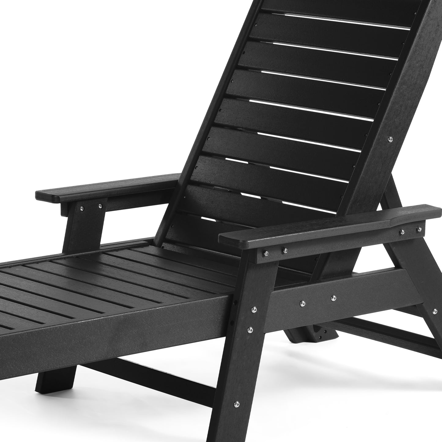 Santa Monica All-Weather Outdoor Reclining Sun Lounger with Arm Rests