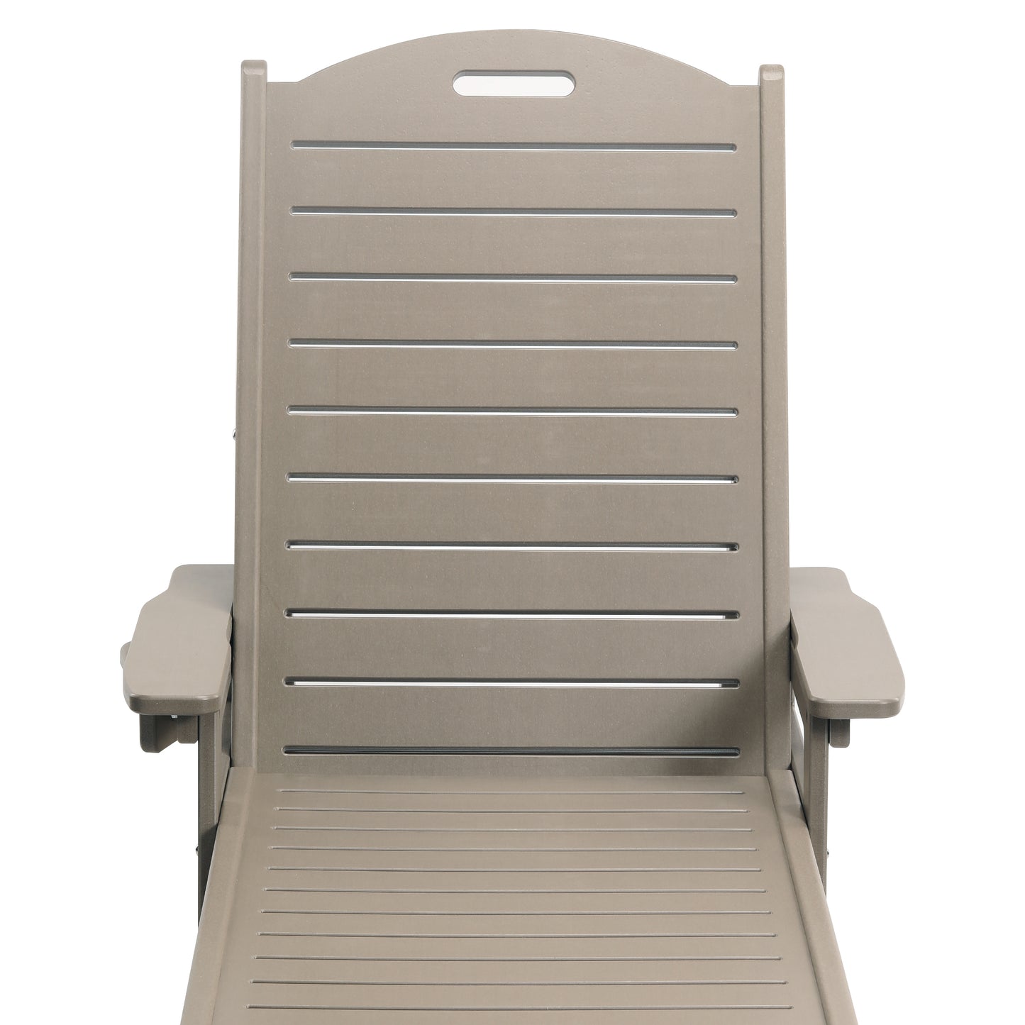 Santa Barbara Reclining Chaise Lounge with Cup Holder and Wheels