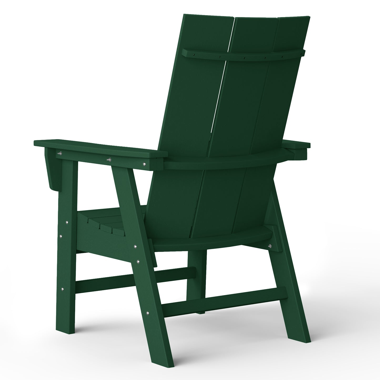 Malibu Modern All-Weather Outdoor Contoured Adirondack Dining Chair