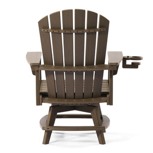 Heritage Ridge Adirondack Swivel Dining Chair With Cup Holder
