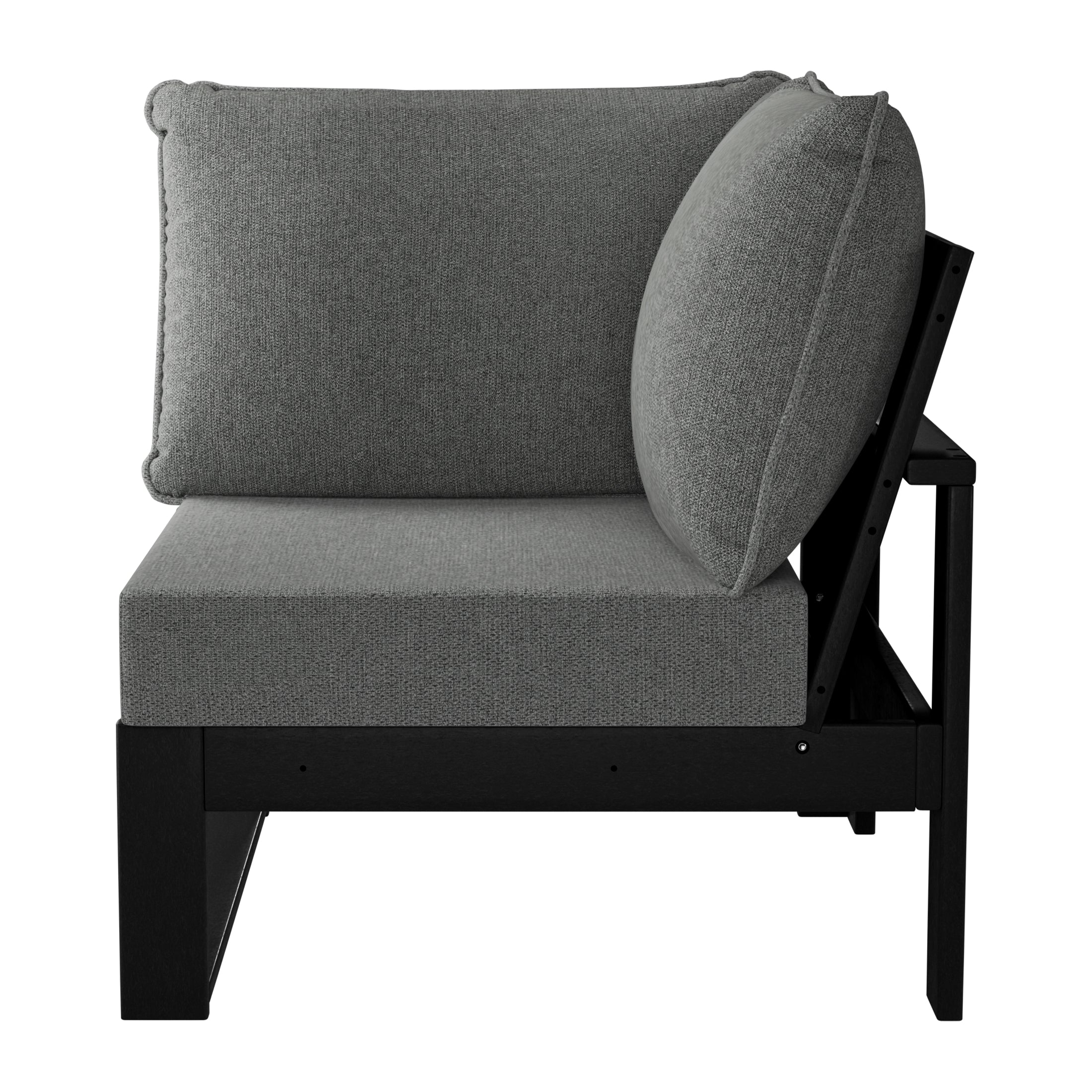 Signature All-Weather Outdoor Modular Patio Deep Seating Corner Chair (Corner Sectional Seat)