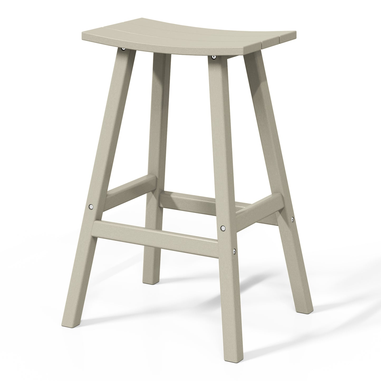 Stockholm All-Weather Outdoor Saddle Bar Stool (29" Height)
