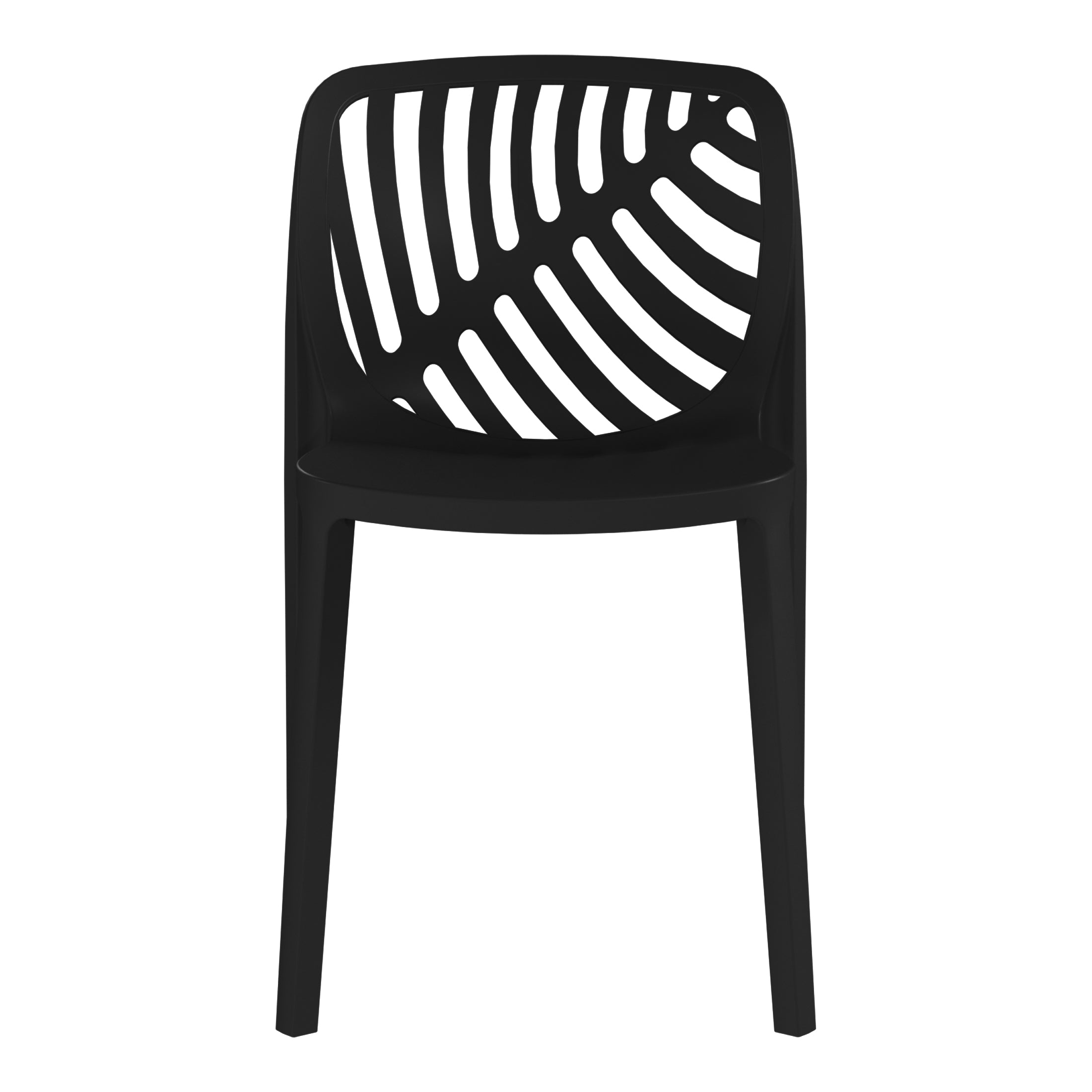 Patio Stacking Dining Side Chair (Set of 2)