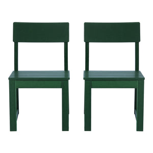 Palmetto Outdoor Dining Side Chair (Set of 2) With Cup Holder