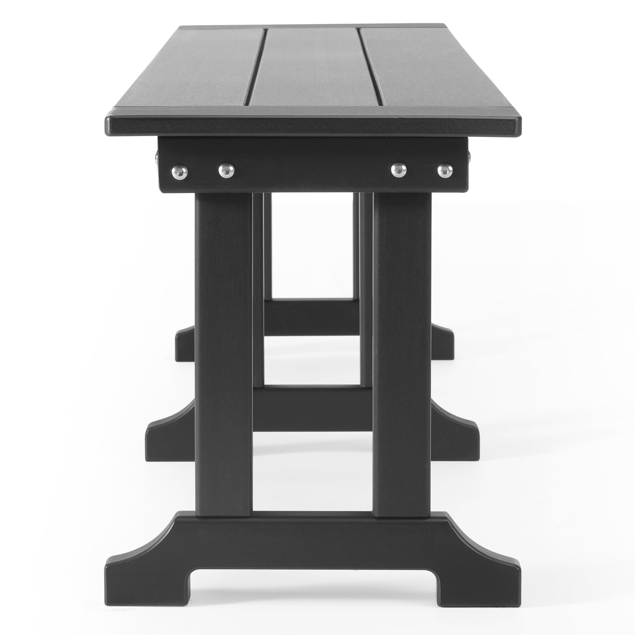 Tuscany All-Weather Outdoor 65" Trestle Dining Bench