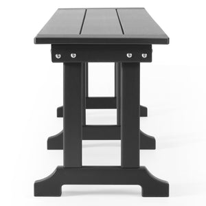 Tuscany All-Weather Outdoor 65" Trestle Dining Bench