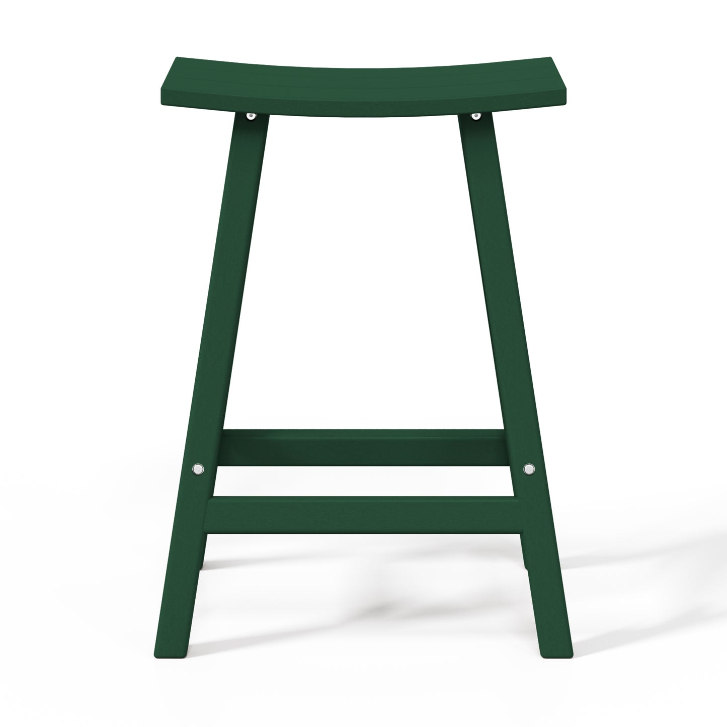 Stockholm All-Weather Outdoor Saddle Counter Stool (24" Height)