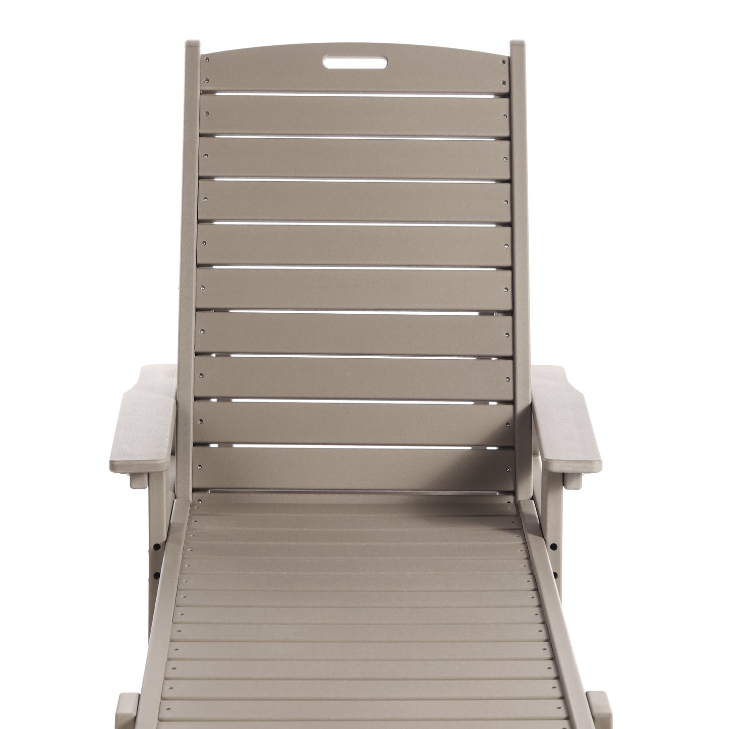 Santa Monica All-Weather Outdoor Reclining Sun Lounger with Arm Rests