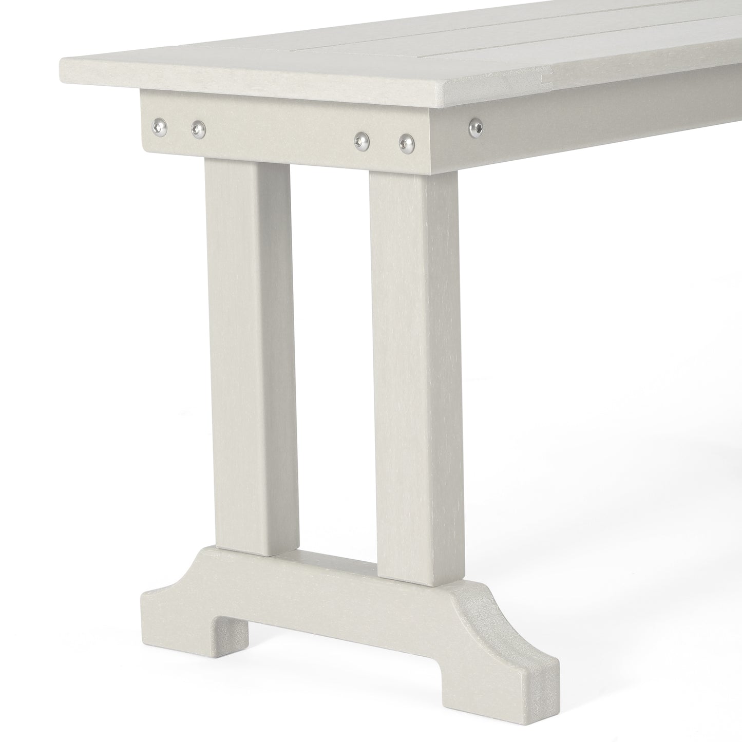 Tuscany All-Weather Outdoor 65" Trestle Dining Bench