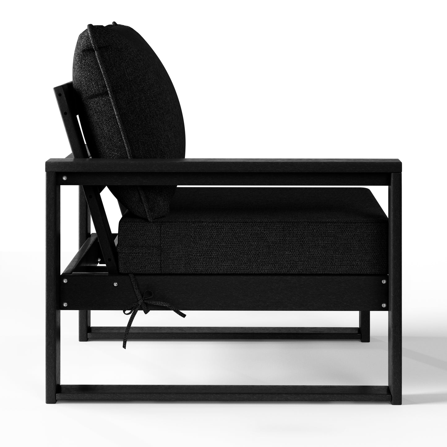 Signature All-Weather Outdoor Modular Patio Deep Seating Left Arm Chair (Left Arm Sectional Seat)