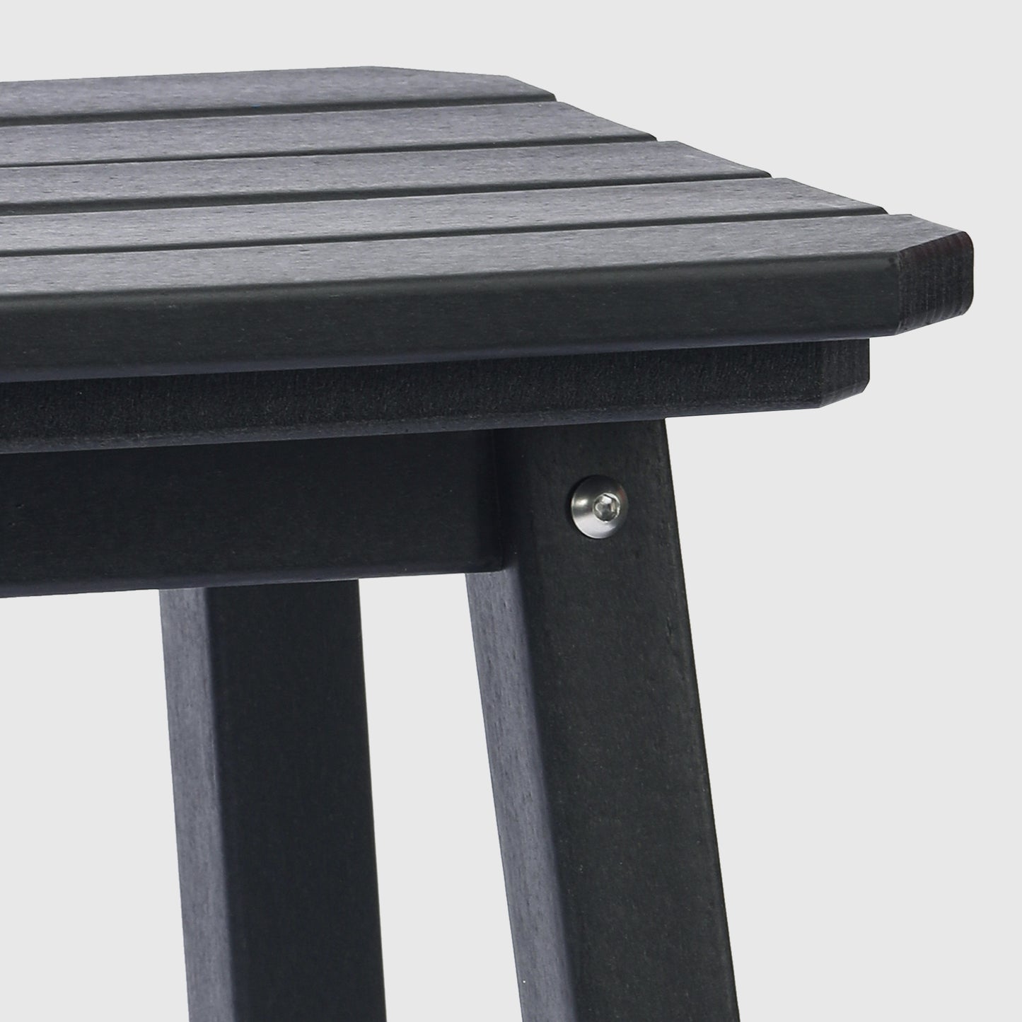 Stockholm  All-Weather Outdoor Square Counter Stool (24" Seat Height)