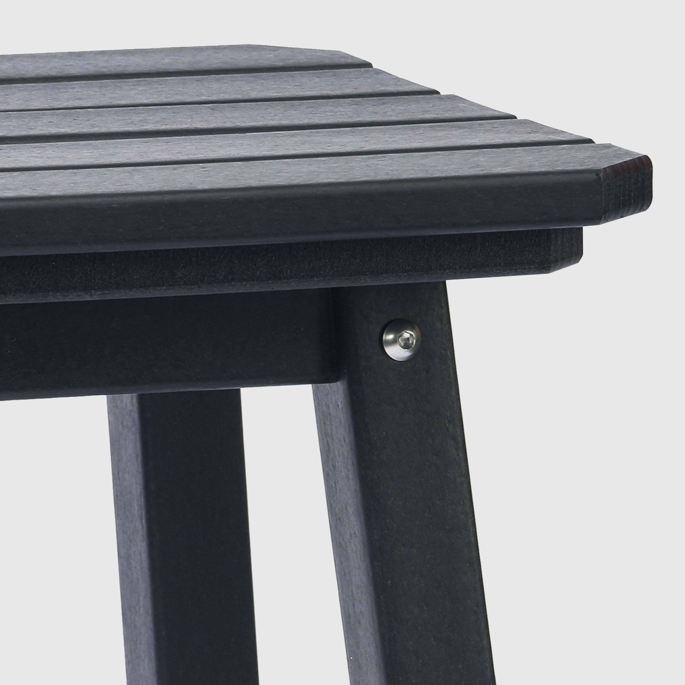 Stockholm  All-Weather Outdoor Square Counter Stool (24" Seat Height)