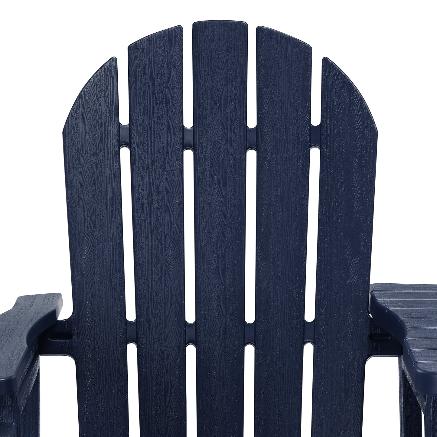 Set of Snap'n Lock Adirondack Chairs with Connecting Wedge Table (No Tools or Hardware)