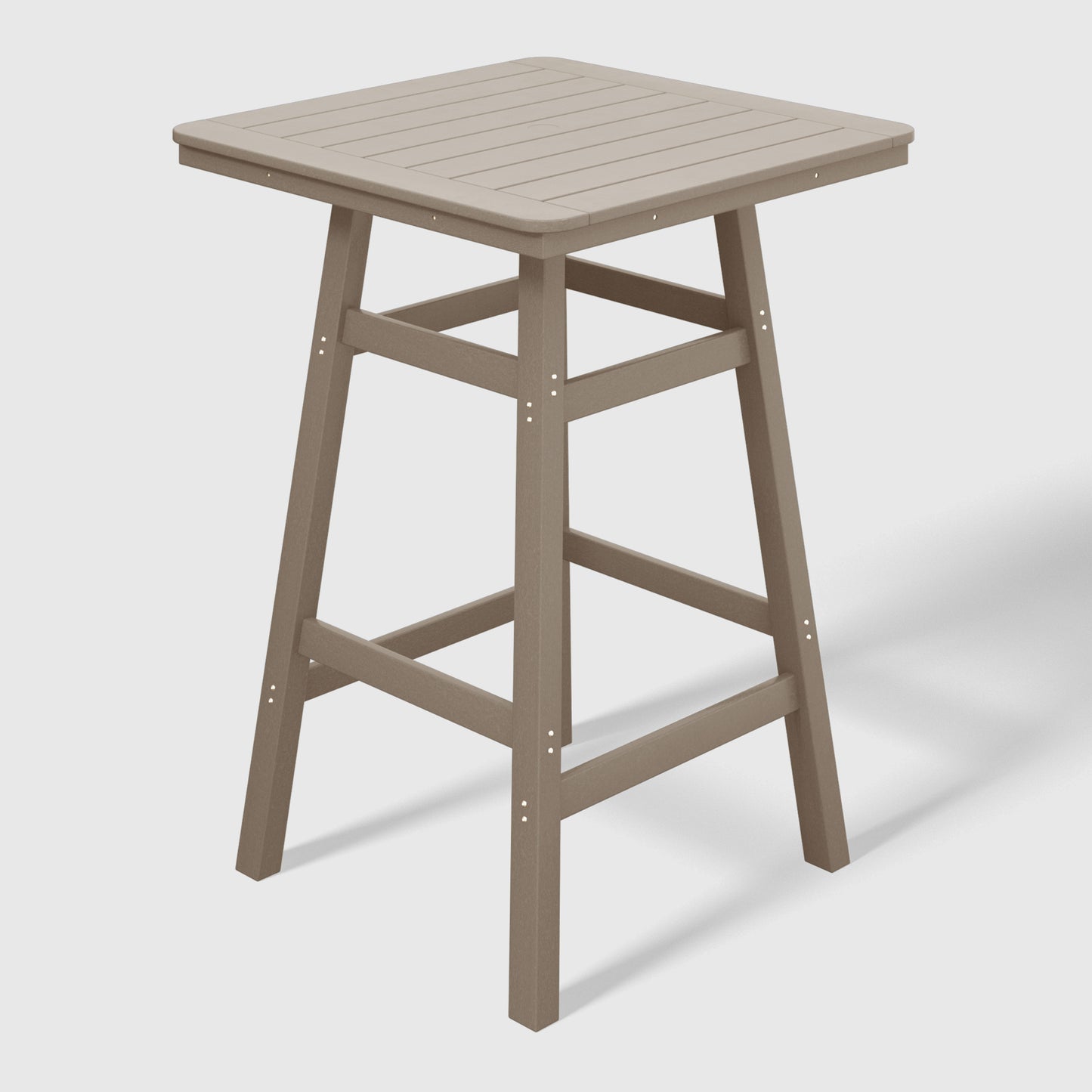 Stockholm All-Weather Outdoor 30" Square Bar Table (42" Height)