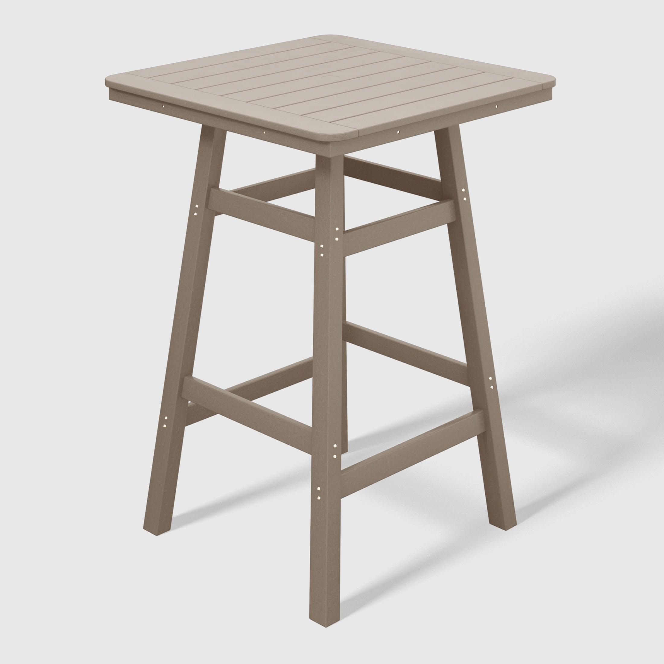 Stockholm All-Weather Outdoor 30" Square Bar Table (42" Height)