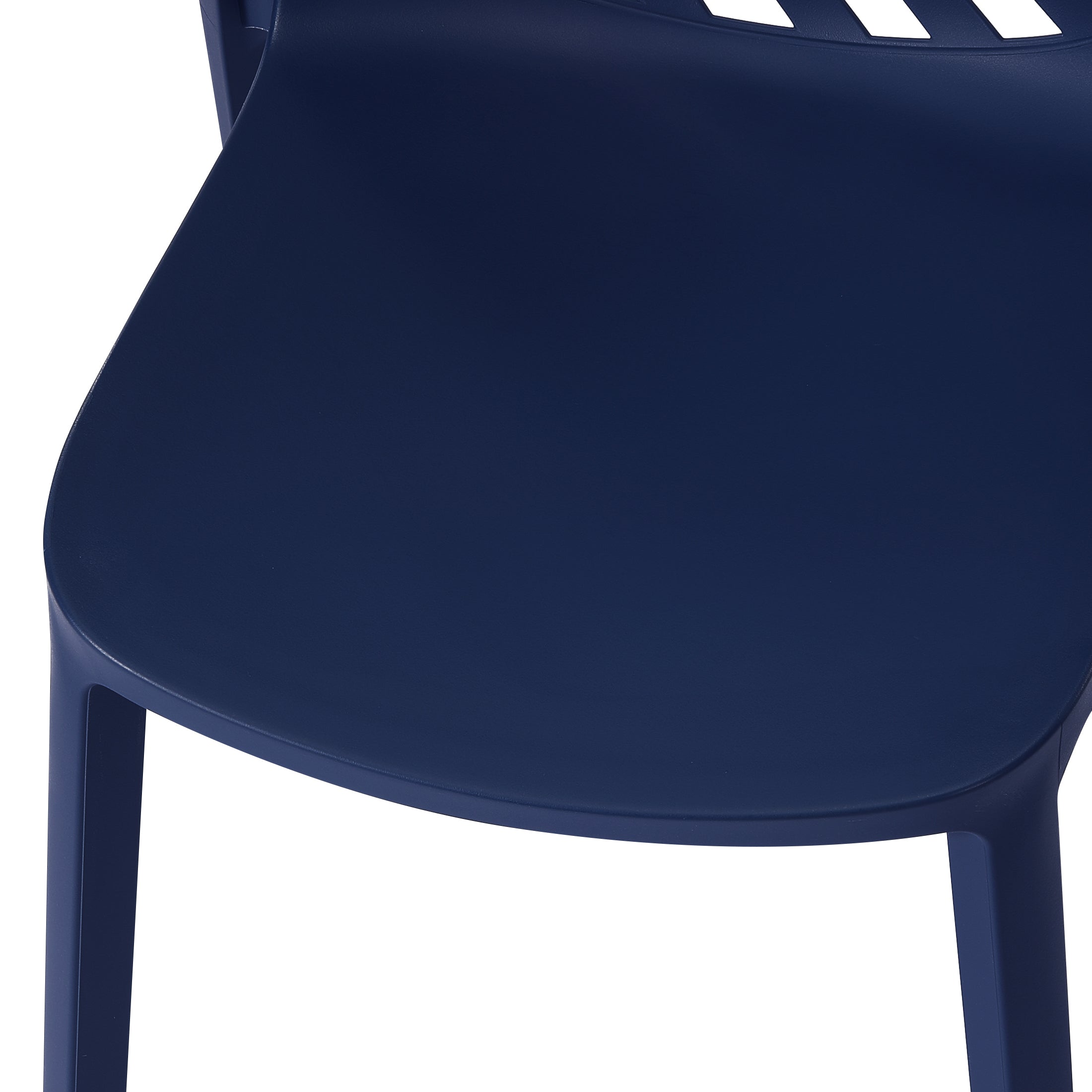 Patio Stacking Dining Side Chair (Set of 2)