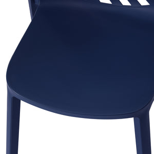 Patio Stacking Dining Side Chair (Set of 2)
