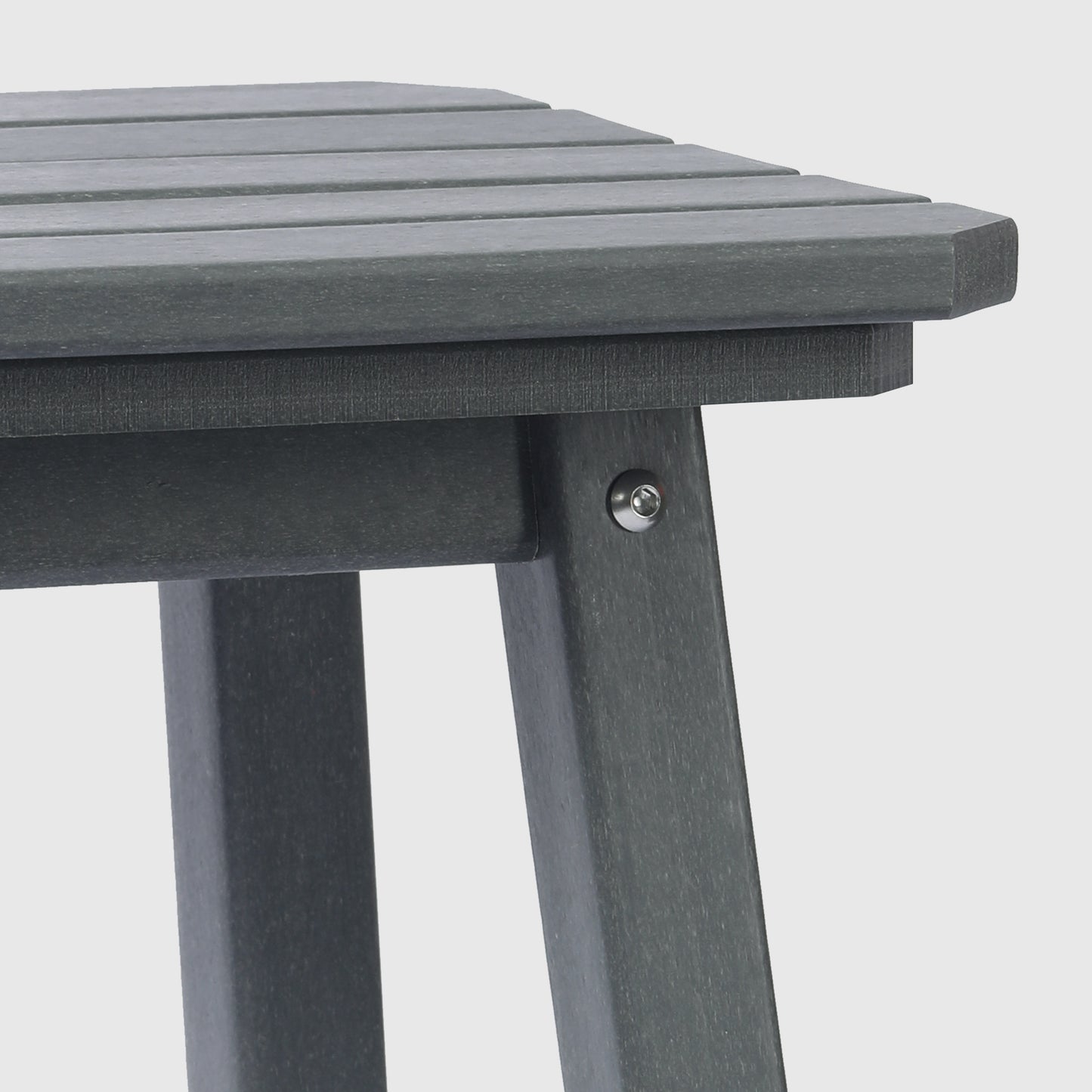 Stockholm  All-Weather Outdoor Square Counter Stool (24" Seat Height)