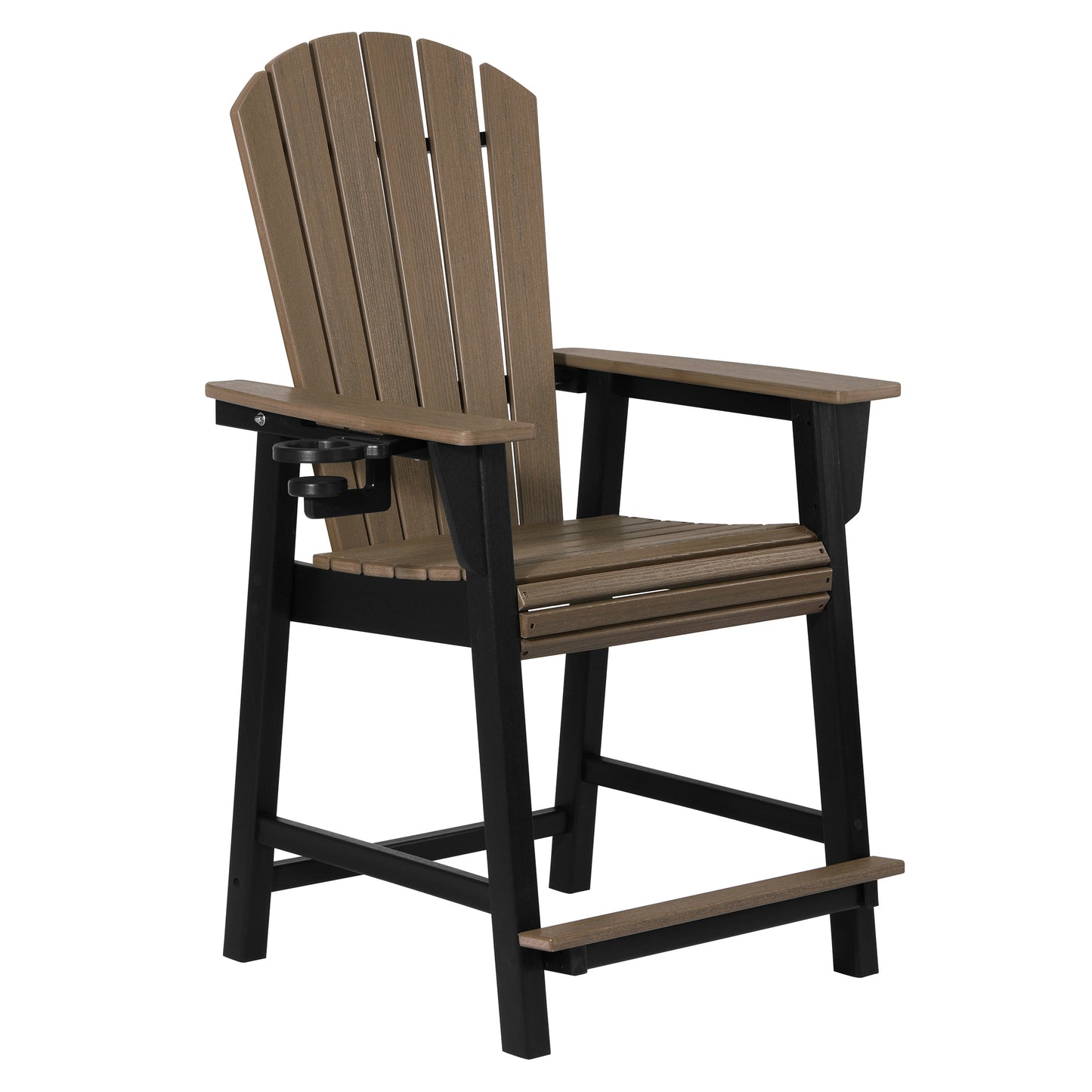Heritage Ridge Adirondack Counter Height Chair With Cup Holder