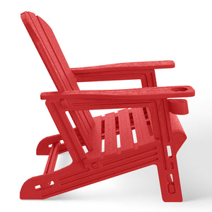 Snap'n Lock Adirondack Chair with Cupholder (No Tools or Hardware)