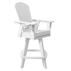 Chatham Adirondack Swivel Bar Chair with Cup Holder