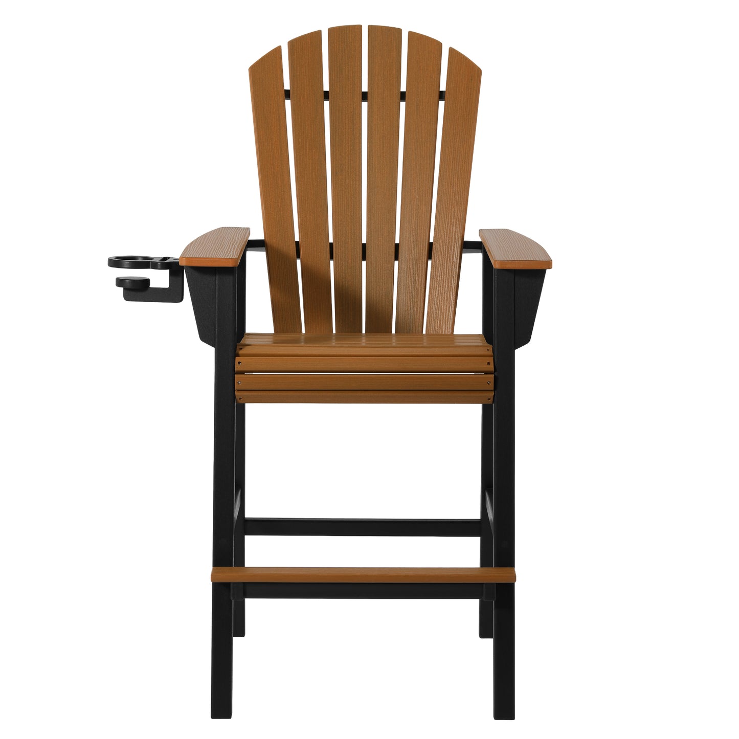 Heritage Ridge Adirondack Bar Chair With Cup Holder