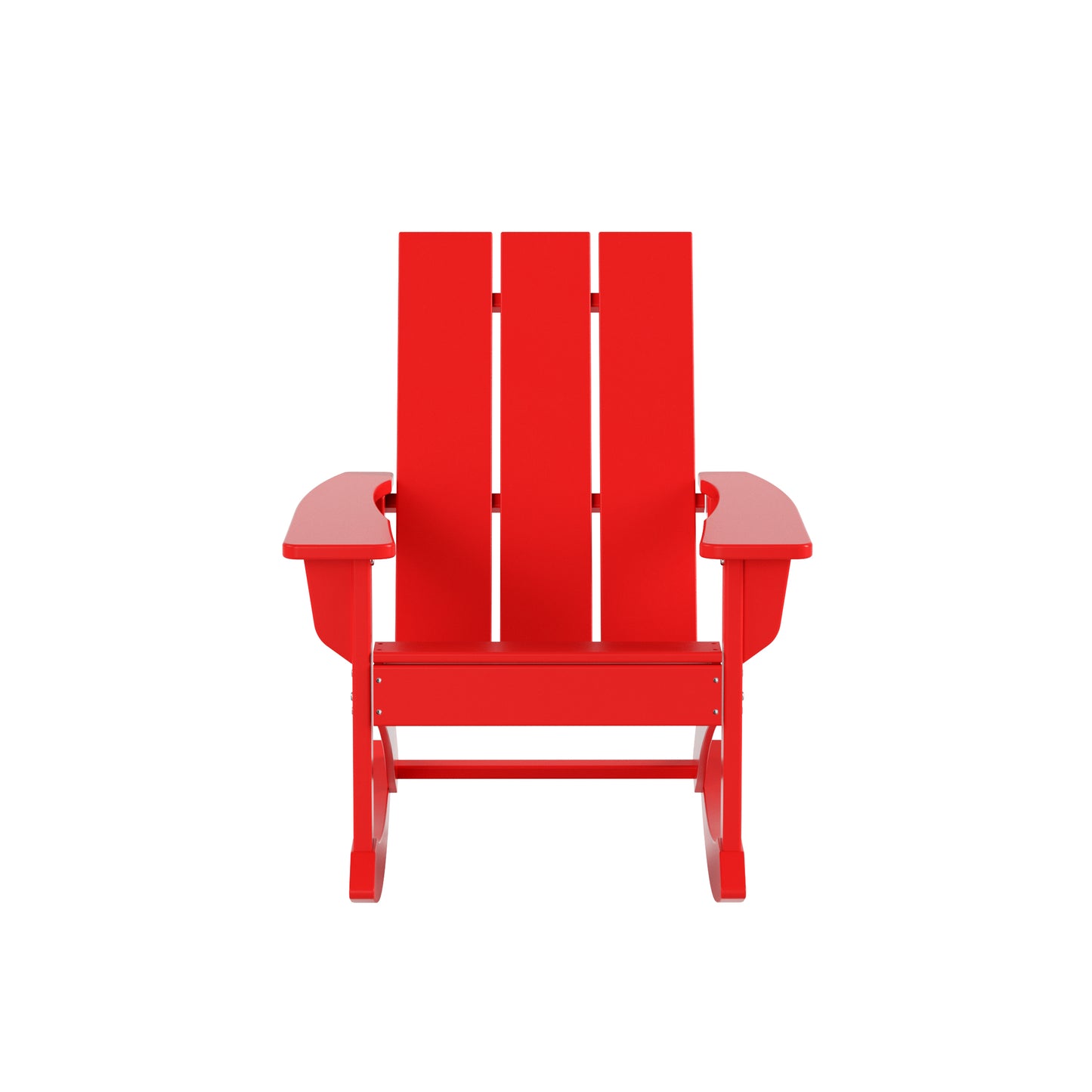Malibu Modern All-Weather Outdoor Rocking Adirondack Chair