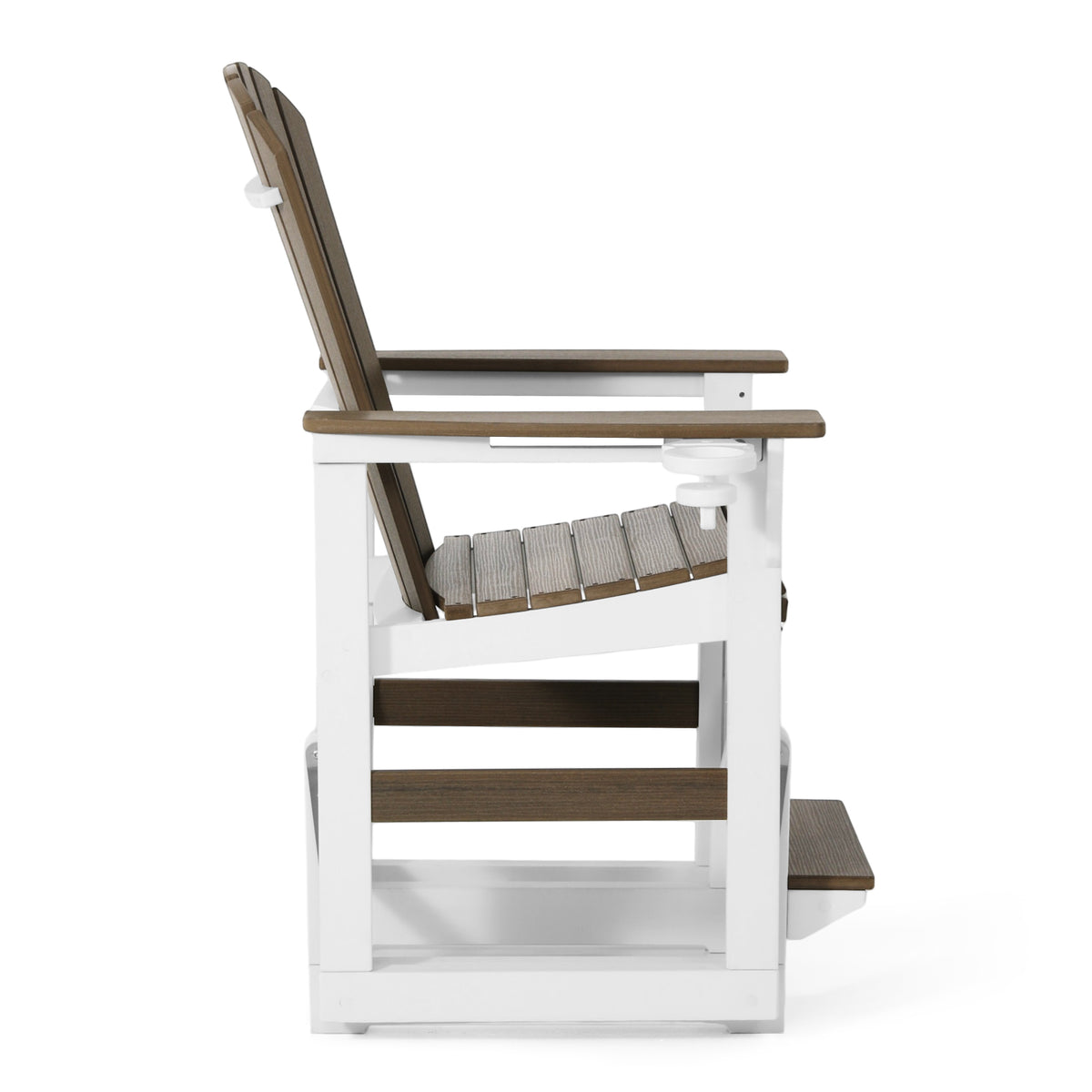 Adirondack Counter Glider With Cup Holder