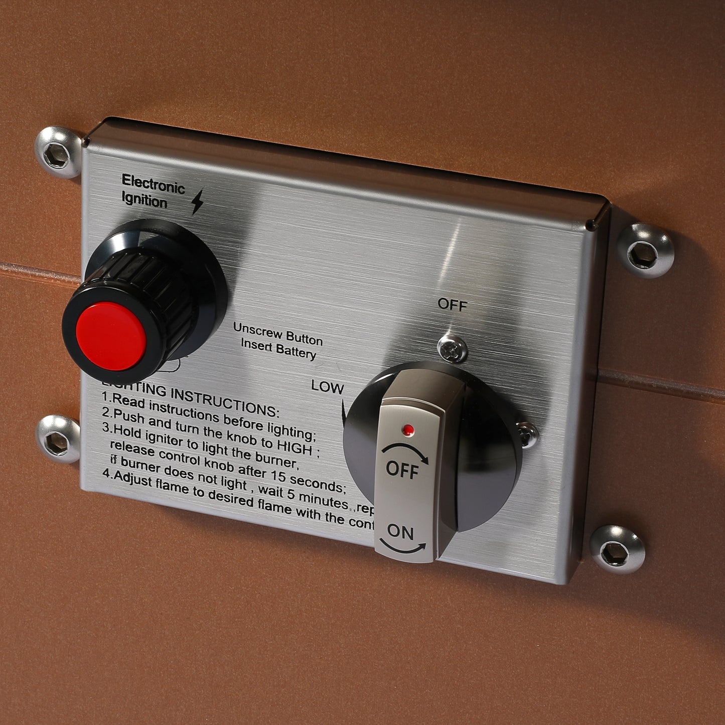 Sedona Rectangular 34" X 46" Counter Fire Pit Table