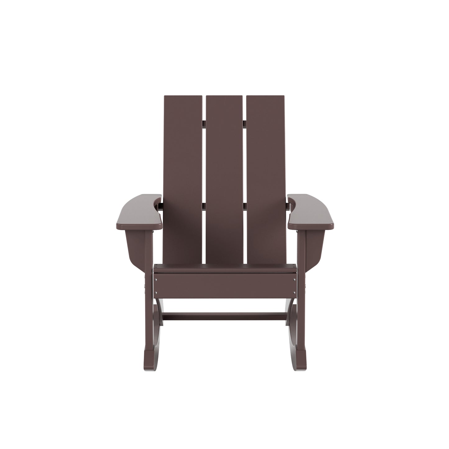Malibu Modern All-Weather Outdoor Rocking Adirondack Chair