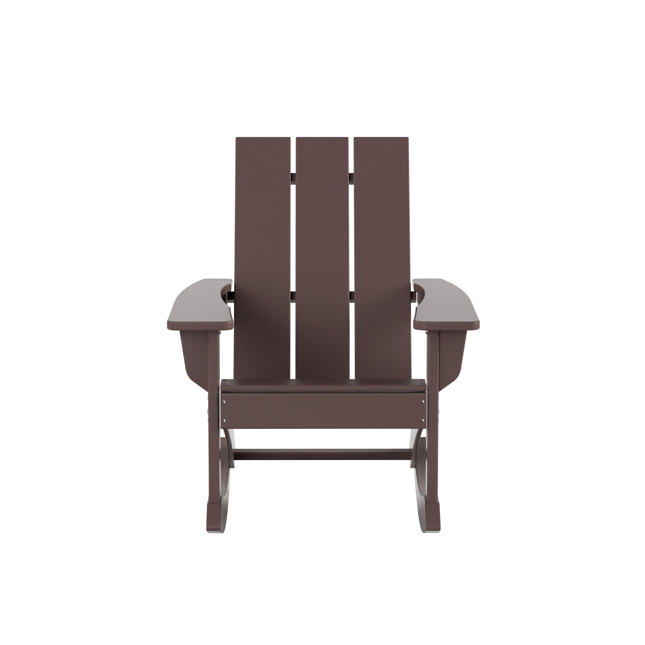 Malibu Modern All-Weather Outdoor Rocking Adirondack Chair